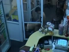 A harlot gets banged at her job in this amazing concealed livecam video.